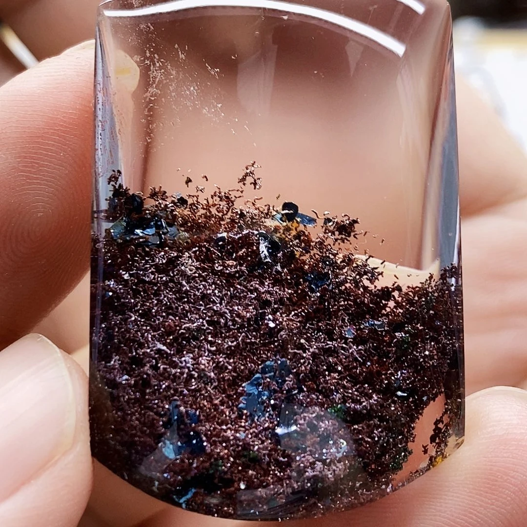 水晶珠宝半成品未镶嵌吊坠