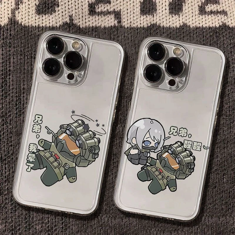 三角洲行动太空手机壳适用于苹果16透明iphone14保护壳1512pro