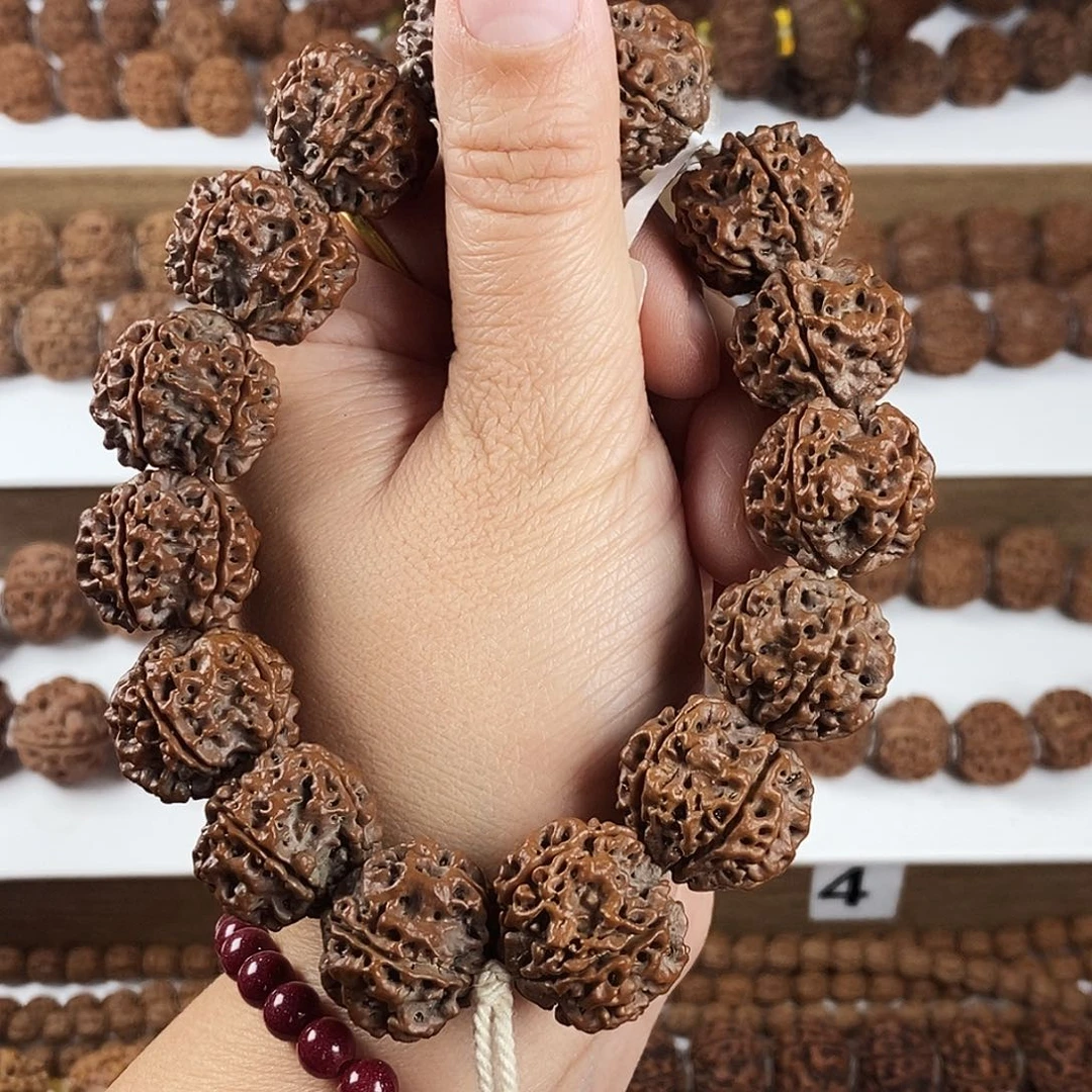 金刚菩提手串原生态精品5瓣梅花双龙