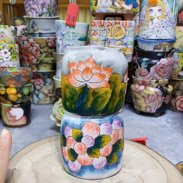 景德镇艺术手绘作品