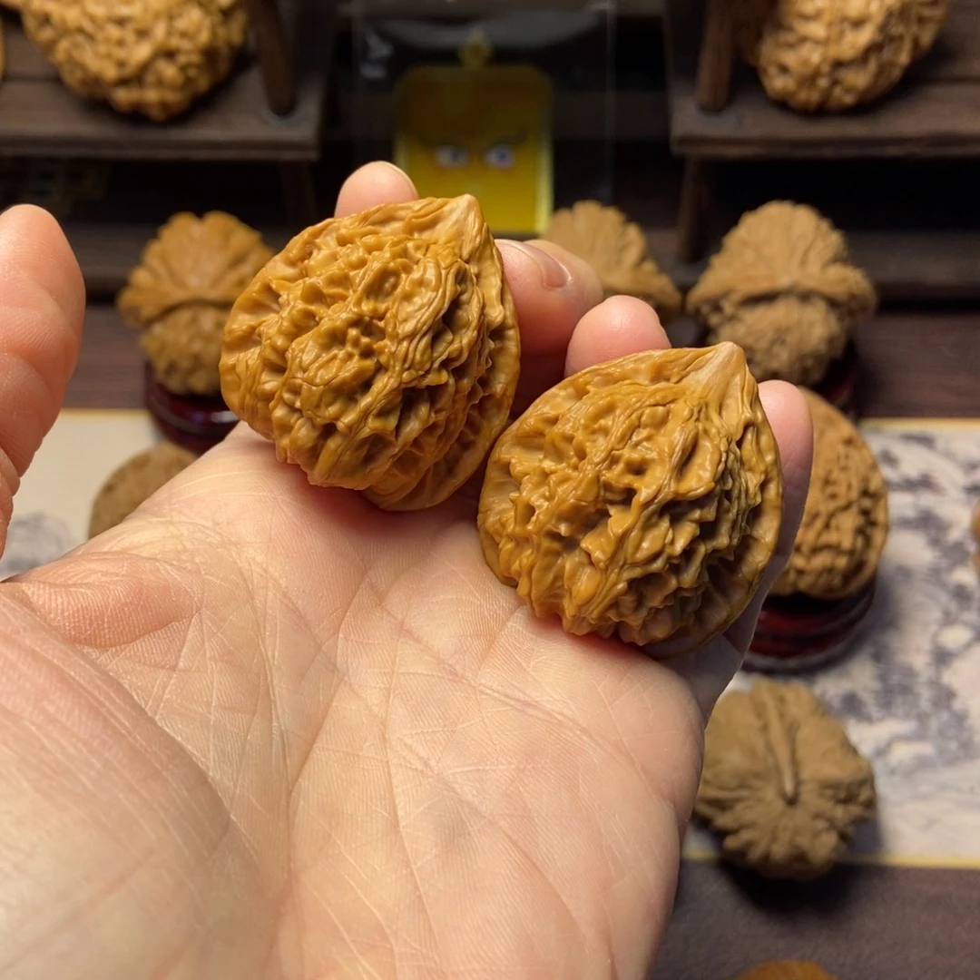 把件文玩核桃凹底