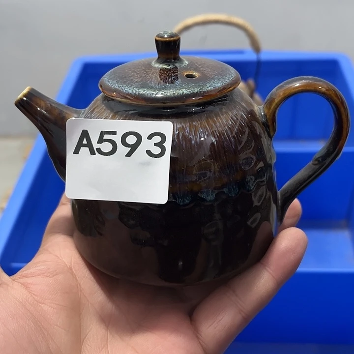 龙***海瓷片茶摆件工艺品摆件666
