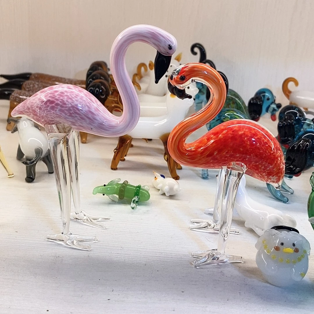 琉璃手工艺品梦*萱火烈鸟