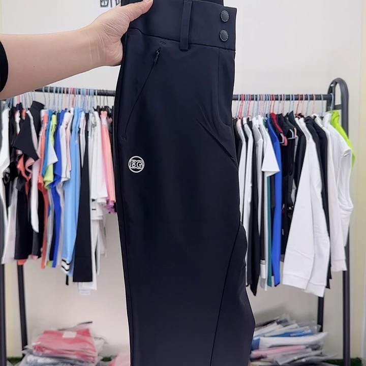 H***~高尔夫裤子，24042黑色S