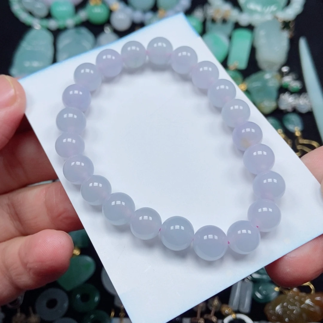 翡翠未镶嵌颈饰珠串