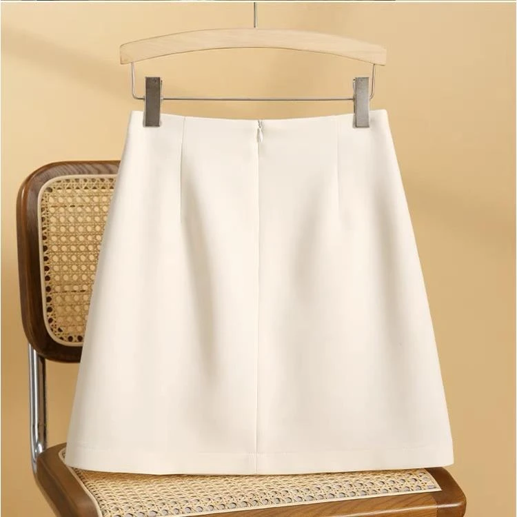 短裙显瘦高腰时尚休闲百搭女士气质白色夏季Z010-1