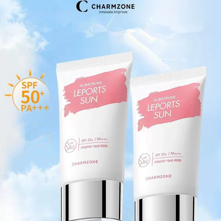 婵真信天翁防晒霜spf50防紫外线军训学生党清爽不油腻平价正品