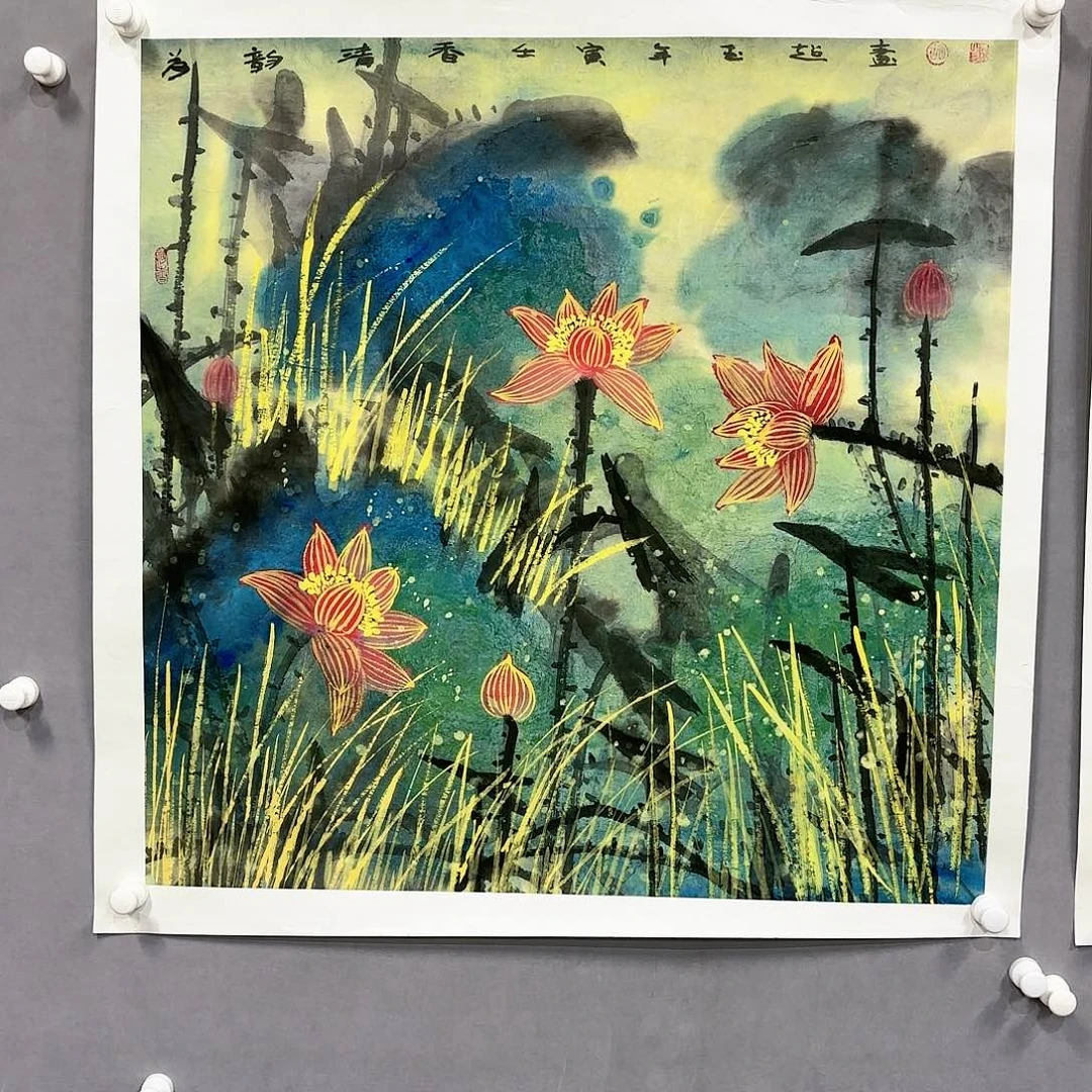 国画国画纯手绘作品请放心去藏