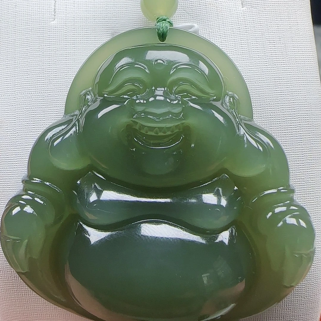 和田玉未镶嵌吊坠(赠链)