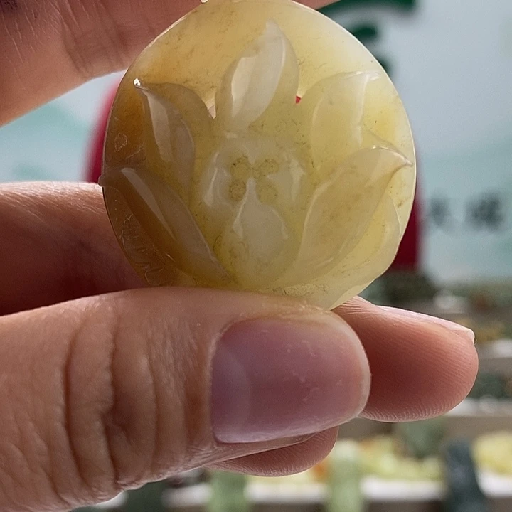 岫岩老玉（透闪石质玉）挂件未镶嵌