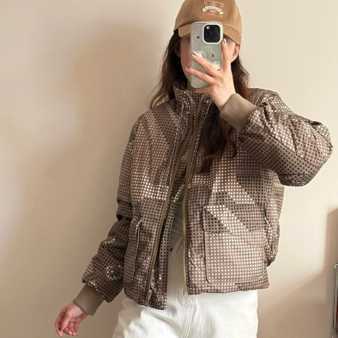 未使用 Hermes/爱马仕  立领双面可穿羽绒服 尺码见详情页