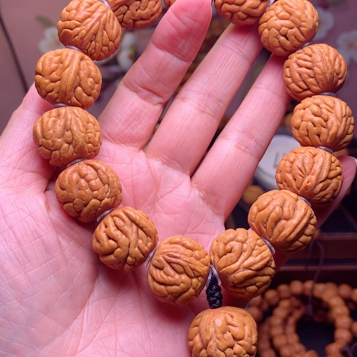 桃核手串法*宝龙纹桃核