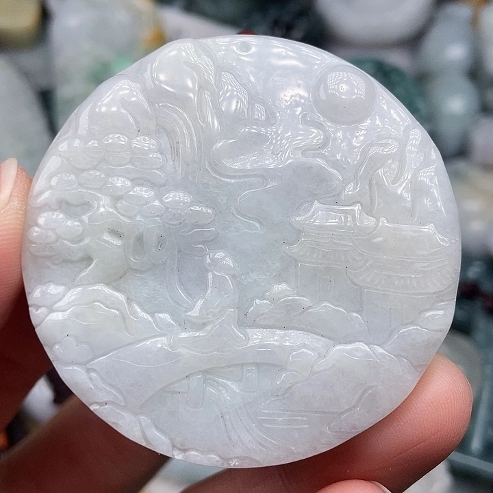 颈饰未镶嵌翡翠翡翠