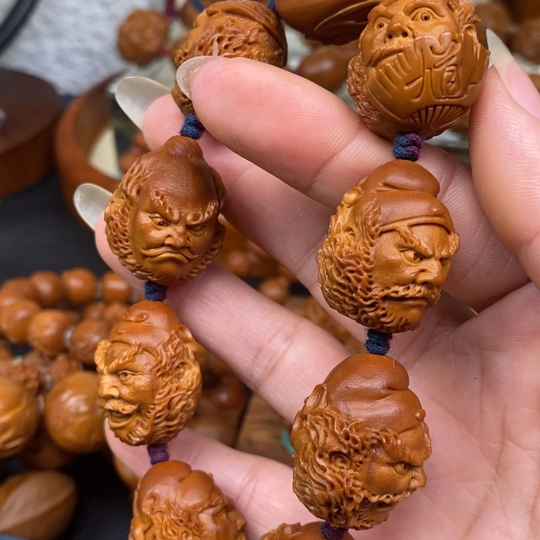 思***诚橄榄核手串/手链天师钟馗