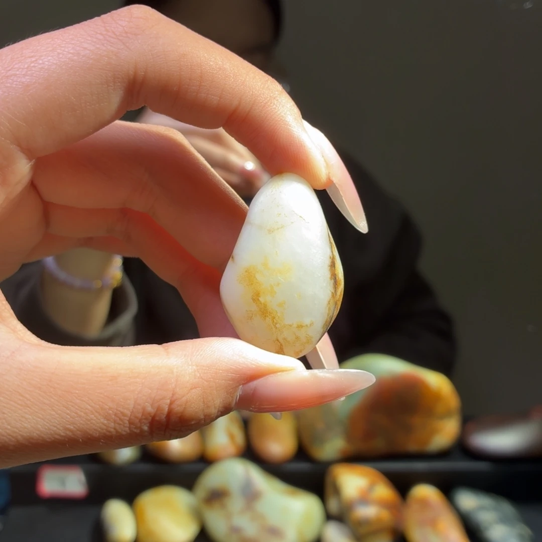 和田玉未镶嵌挂件24.2