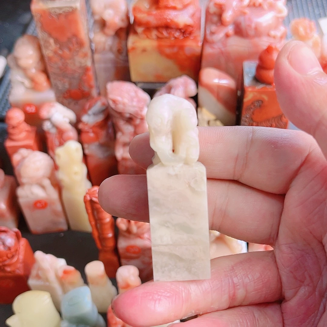 寿山石印石千***造包篆刻