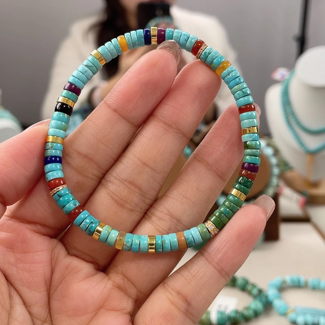 熹****绿松石未镶嵌福利直切