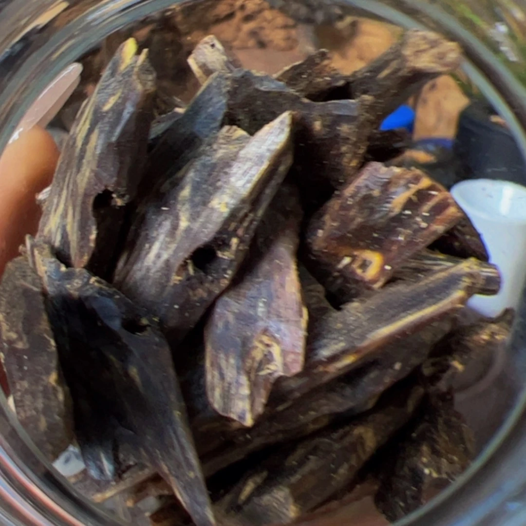 【闪购商品】沉香手把件奇楠紫棋高端老块料103克