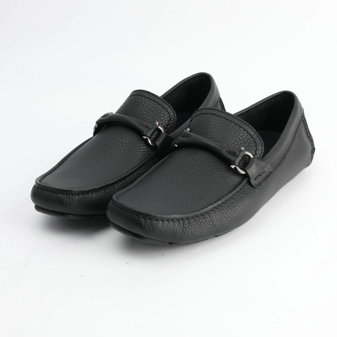 未使用 FERRAGAMO/菲拉格慕 马衔扣休闲乐福鞋男GRANPRIX0642820
