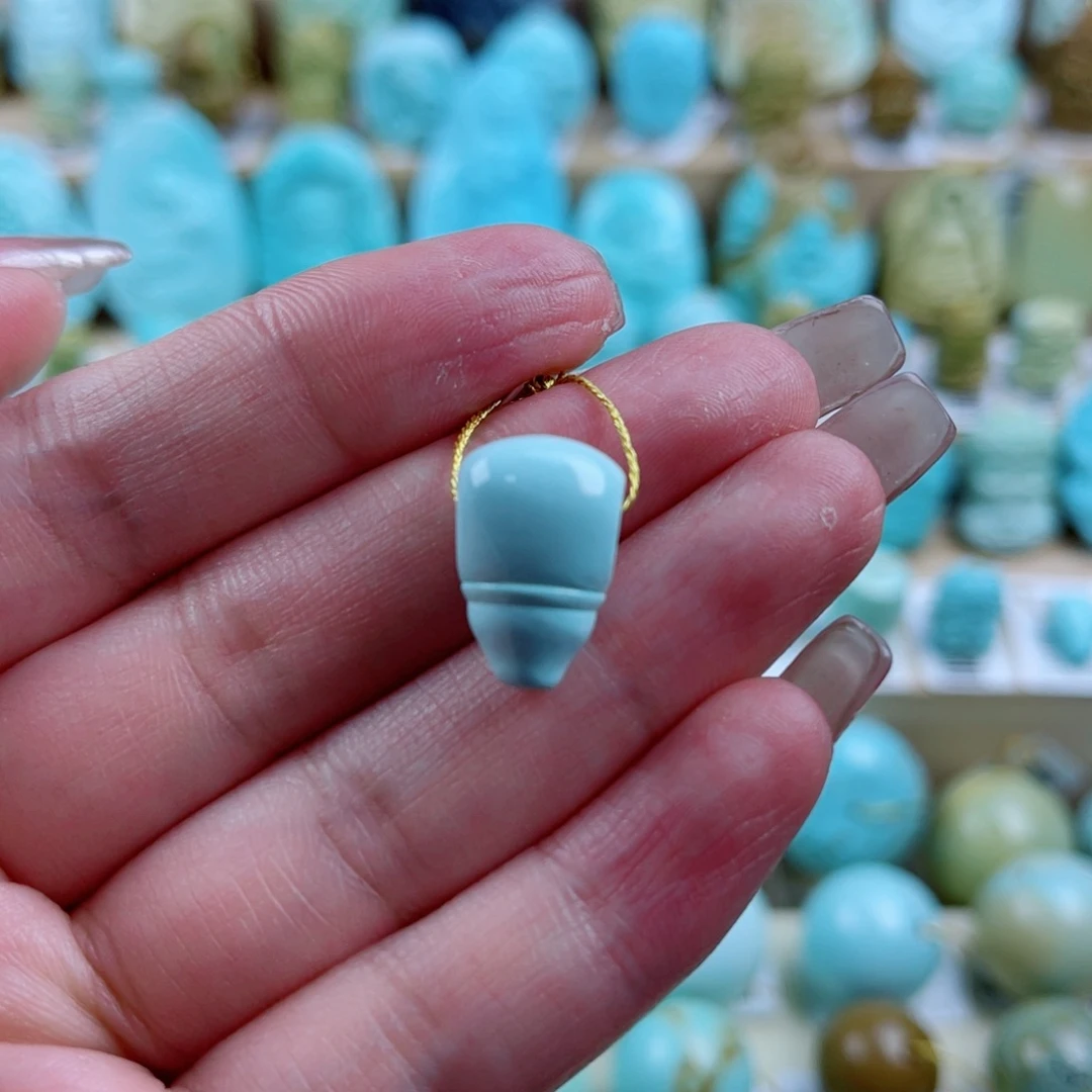 绿松石未镶嵌珠宝奇石10.8mm