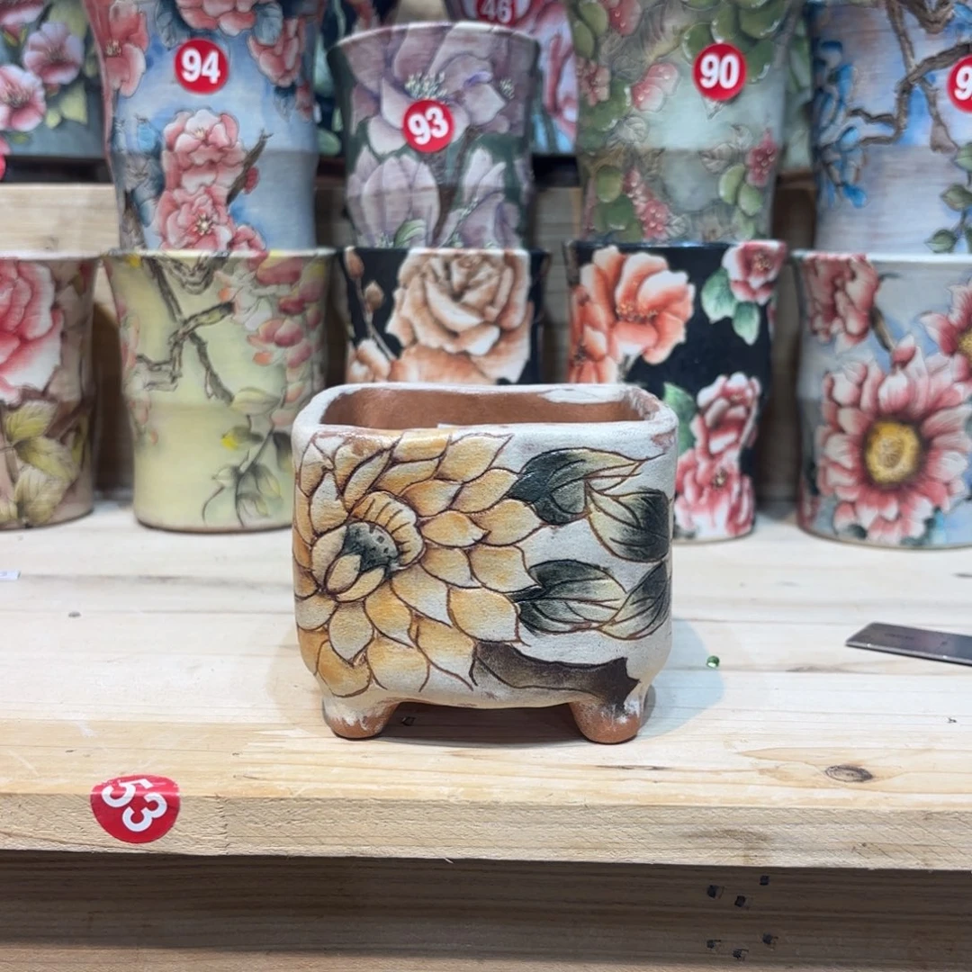 景德镇手绘花盆陶瓷8/8