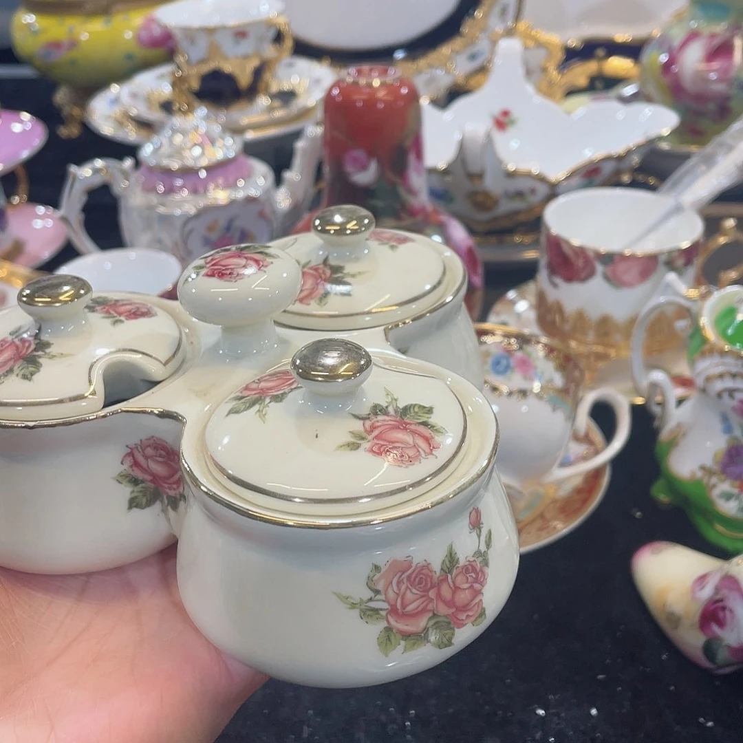 摆件调味罐微掉金