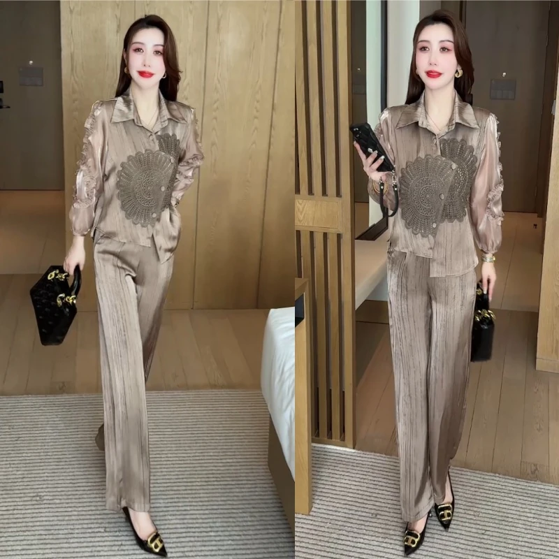 2025春夏新款洋气女士时尚两件套休闲套装外套女
