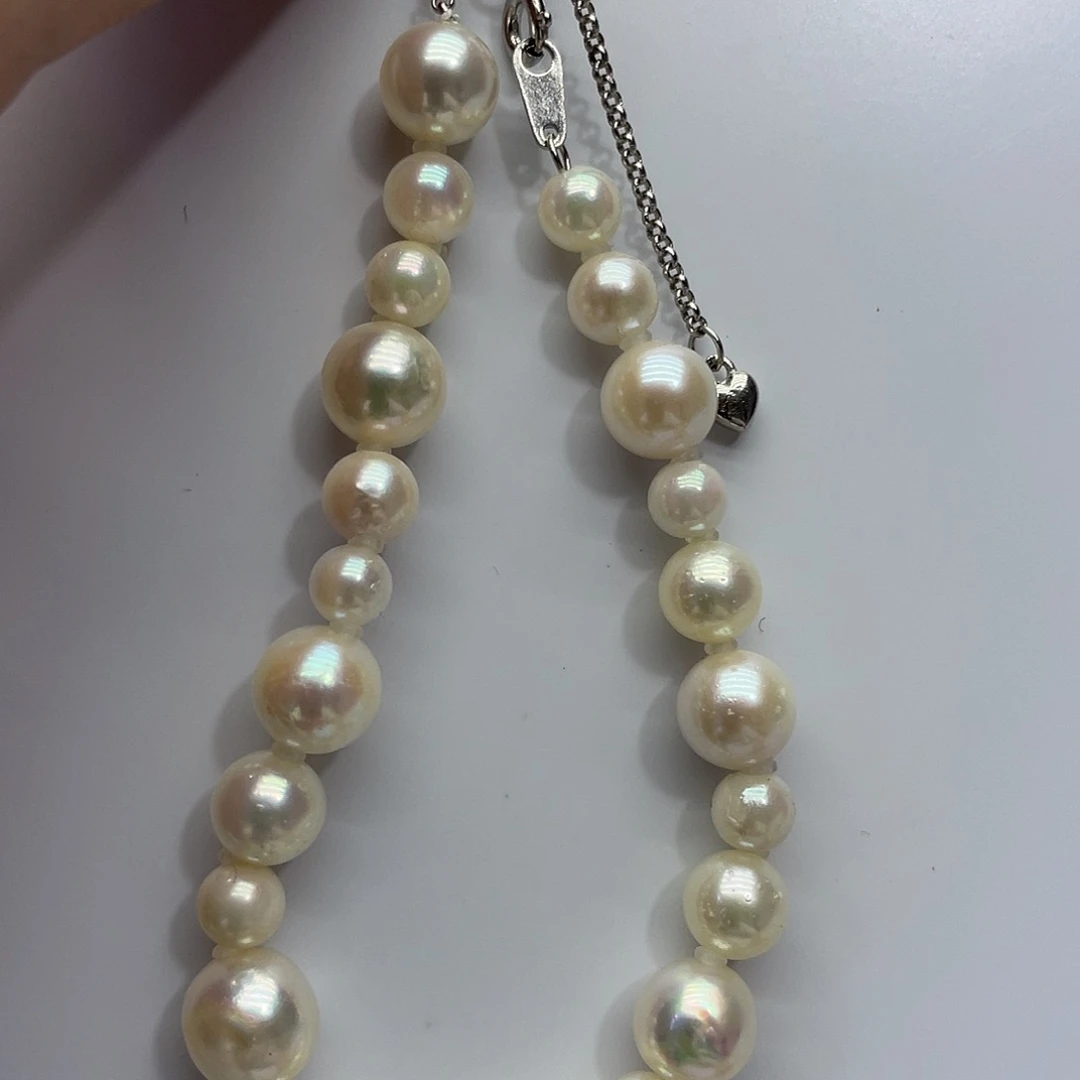 海水珍珠银S925镶嵌手绳