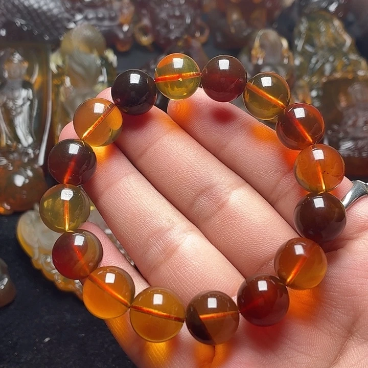 琥珀未镶嵌颈饰12➕完美多宝107