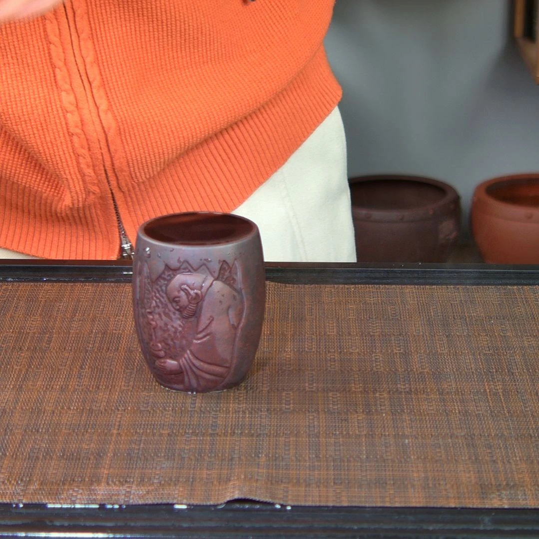 茶杯紫砂原矿紫砂