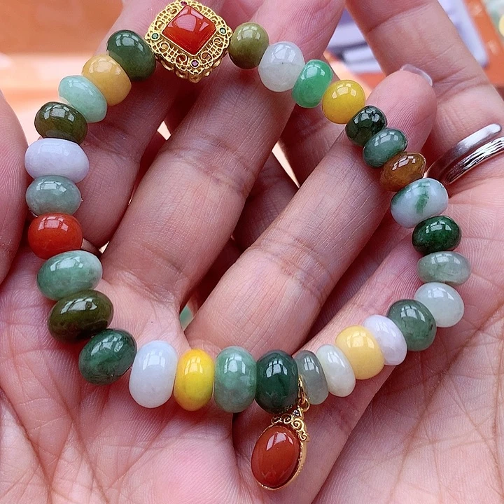 翡翠颈饰银S925镶嵌翡翠