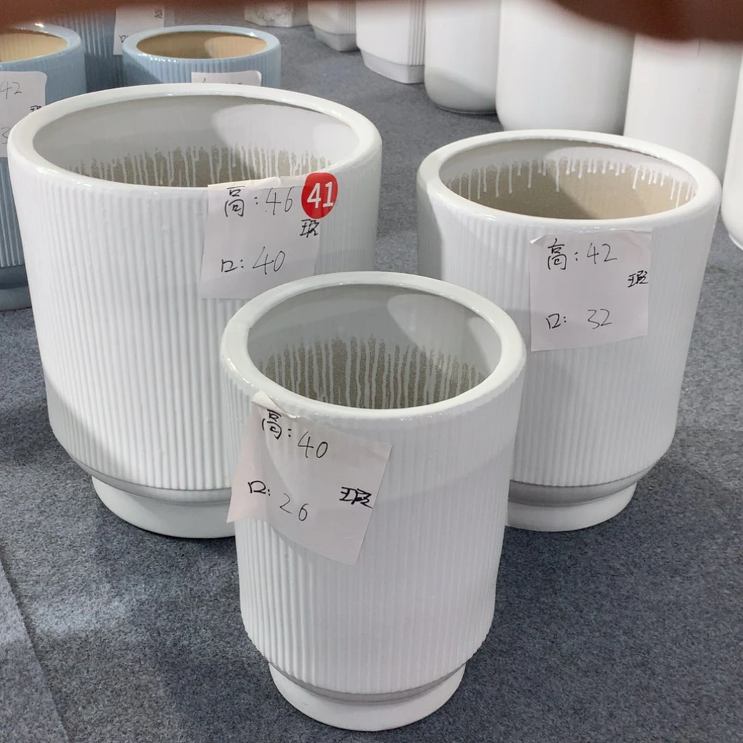 高温陶瓷花盆微瑕