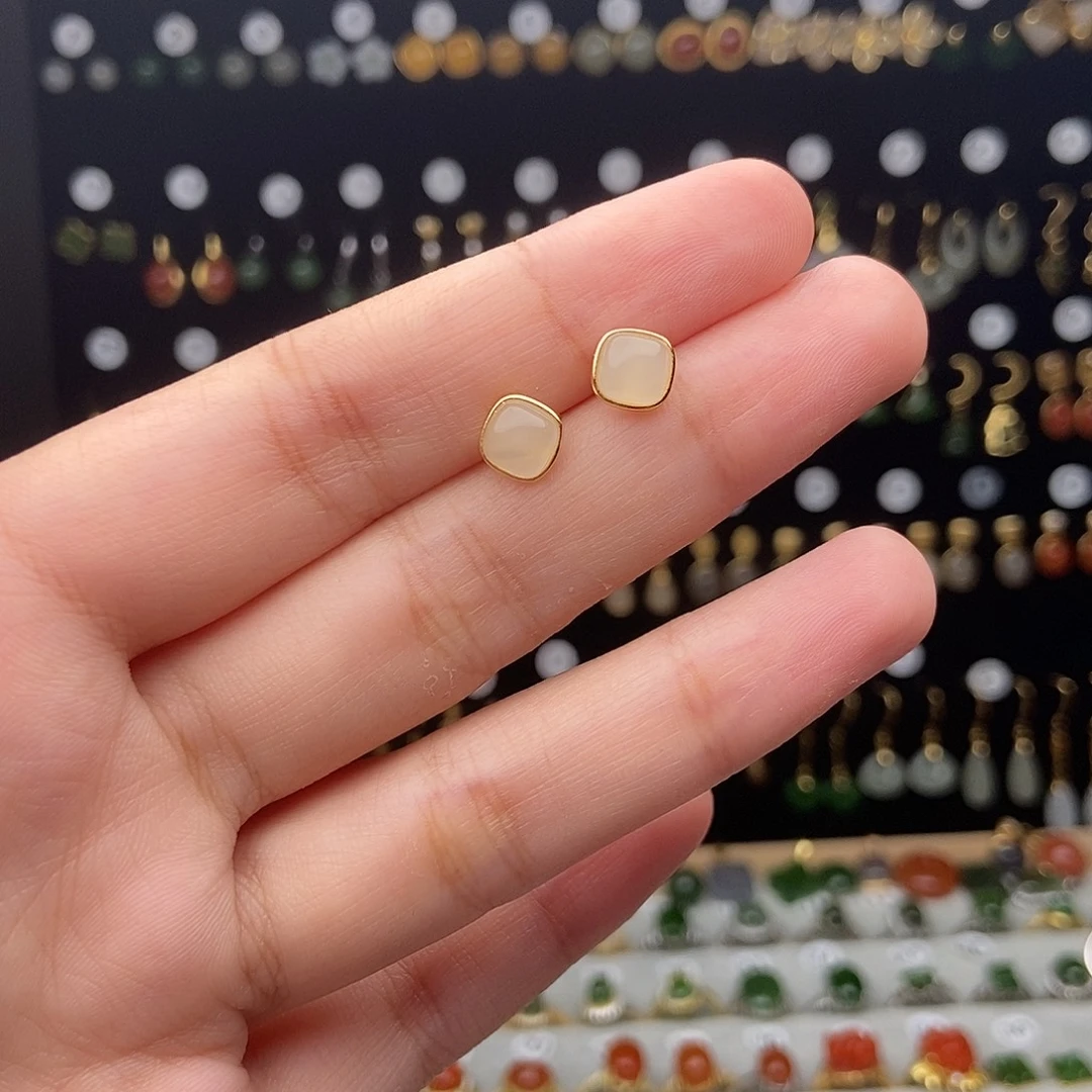 和田玉银S925镶嵌颈饰