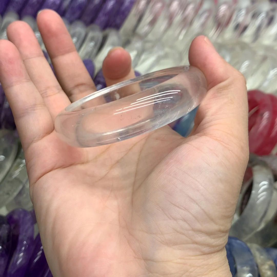 水晶手镯未镶嵌白水晶