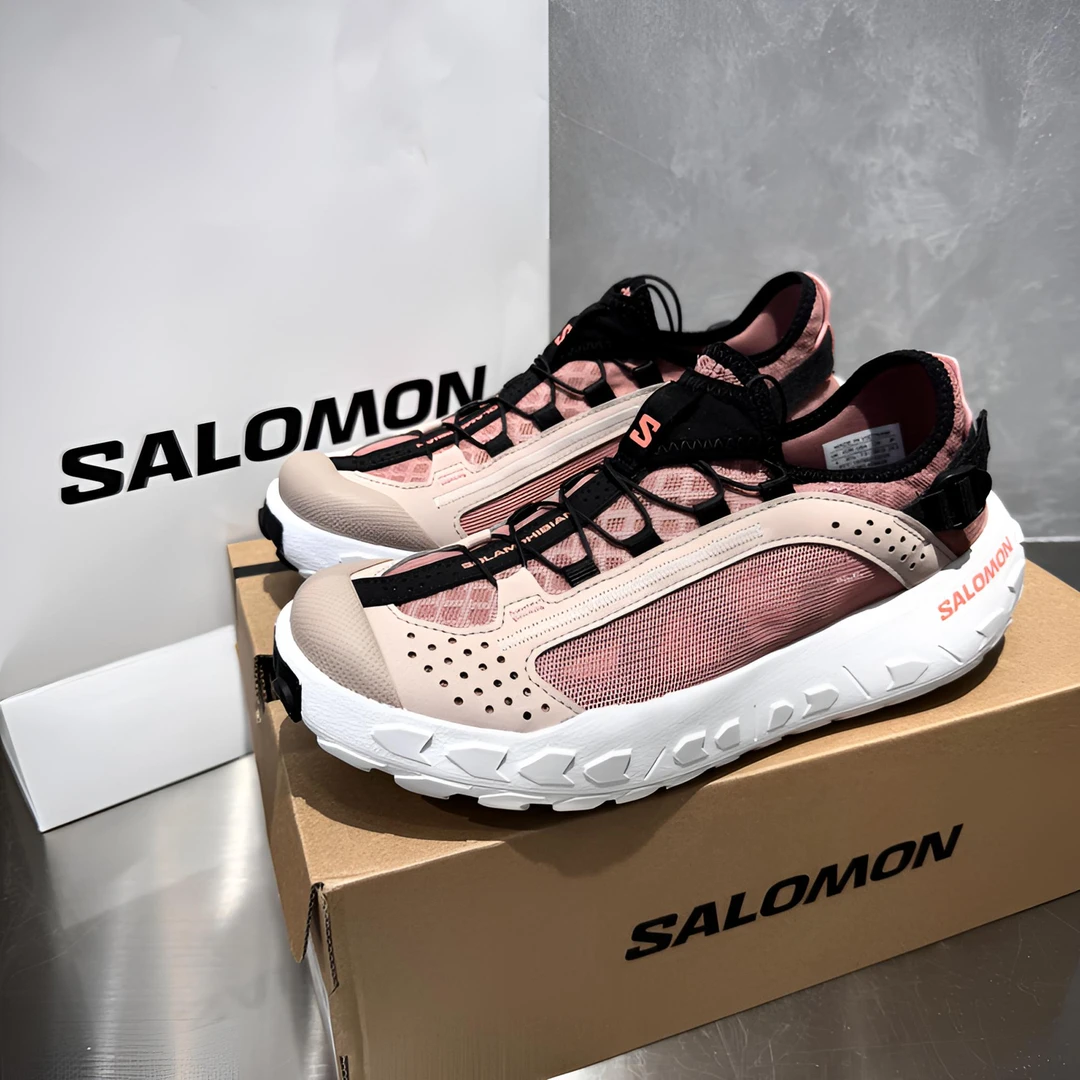 SALOMON萨洛蒙SOLAMPHIBIAN粉色徒步水陆潮流运动户外跑鞋 479428