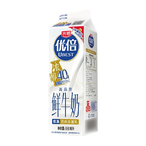 光明优倍浓醇4.0鲜牛奶 950ml（新老包装随机发货）