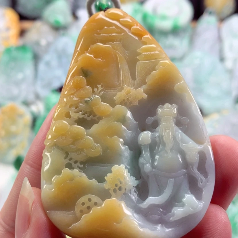 【闪购商品】翡翠吊坠(不含链)未镶嵌