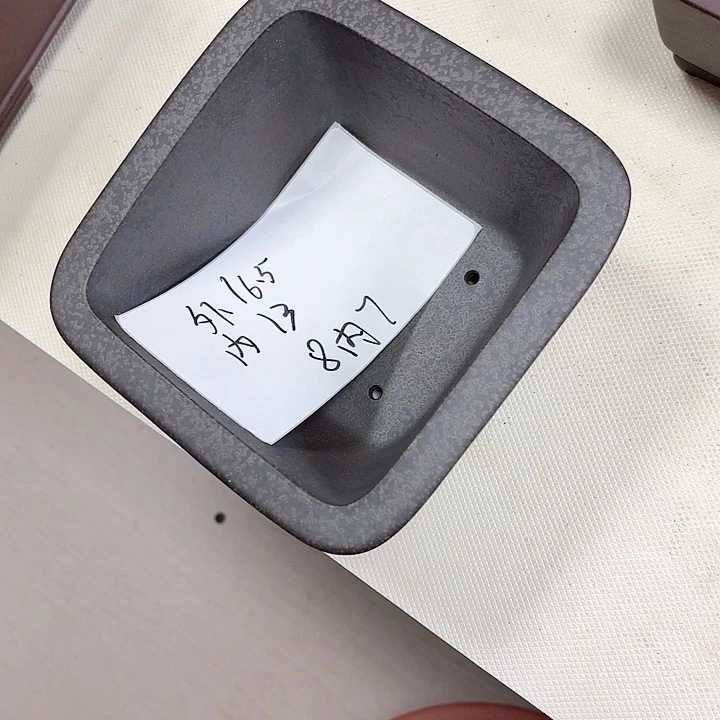 紫砂花盆天*下线四方小