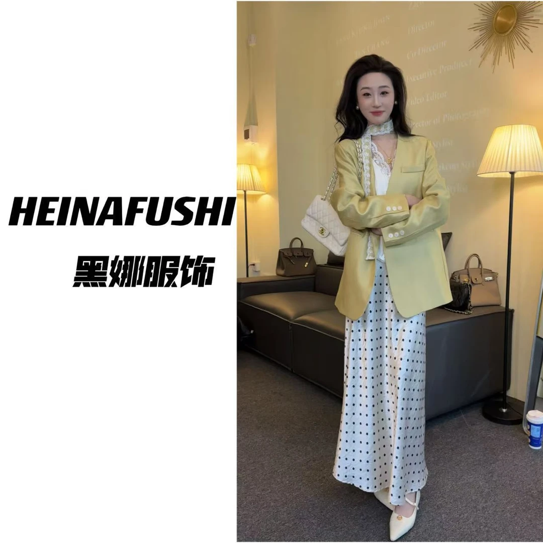 HEINA 飘带西装质感老好了5021 Q