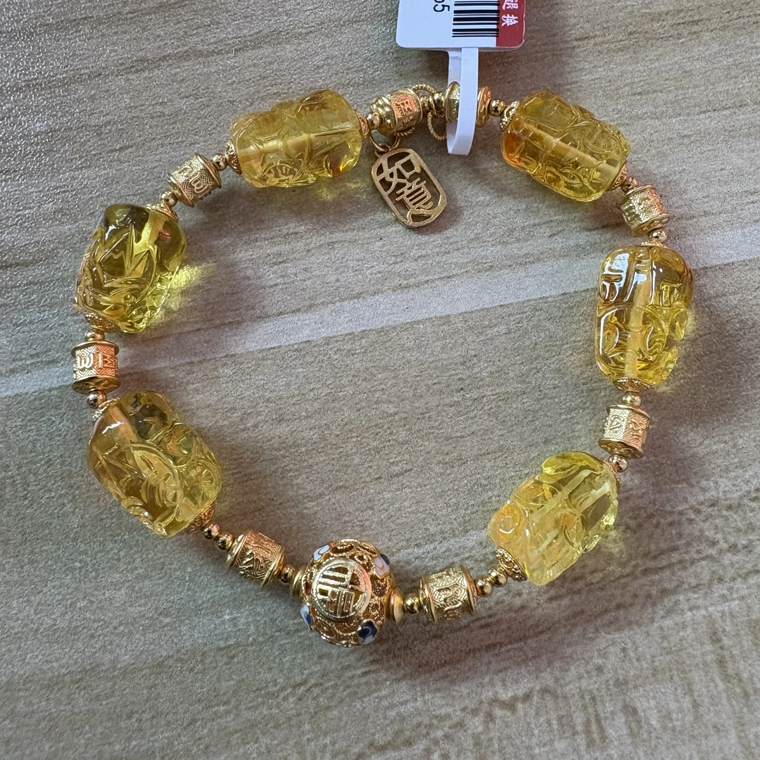 POTALA PALACE/布达拉宫金珀貔貅手串