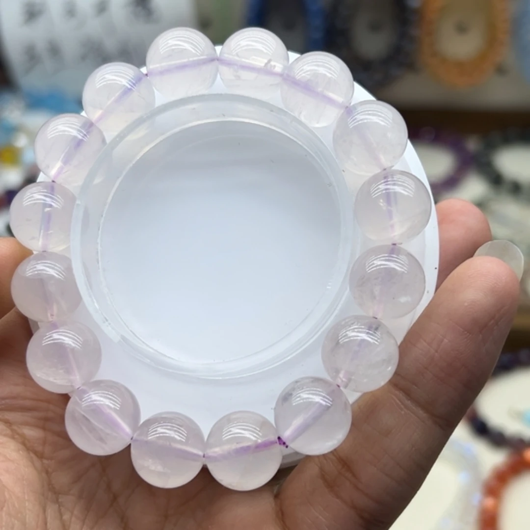 未镶嵌水晶手链13咪紫玉晶