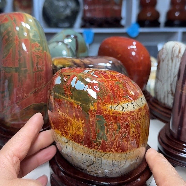 石材乳源县彩石摆件