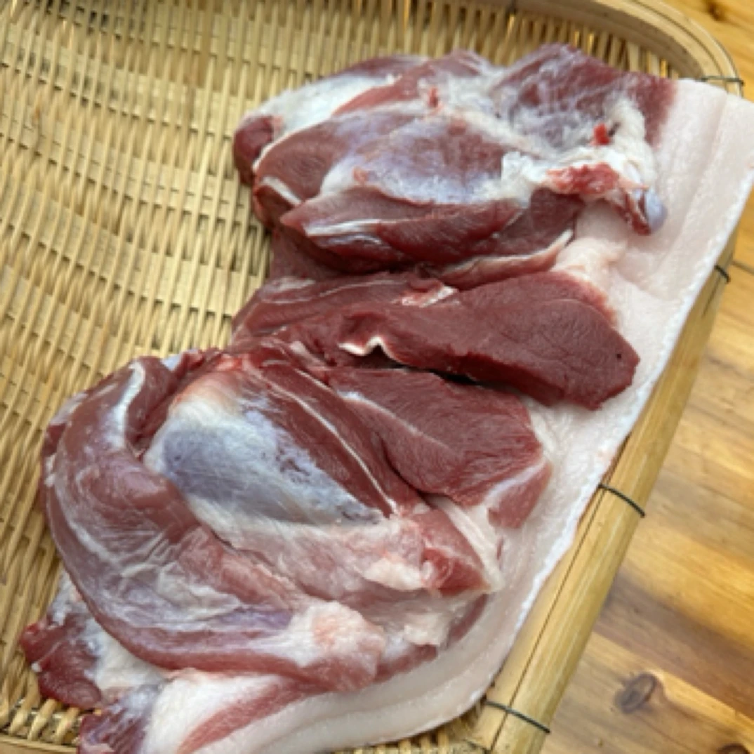 有机认证慢养400天纯种土猪腿肉2千克