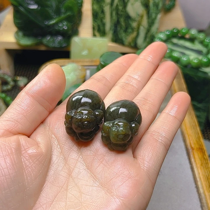 未镶嵌和田玉珠宝半成品天**云