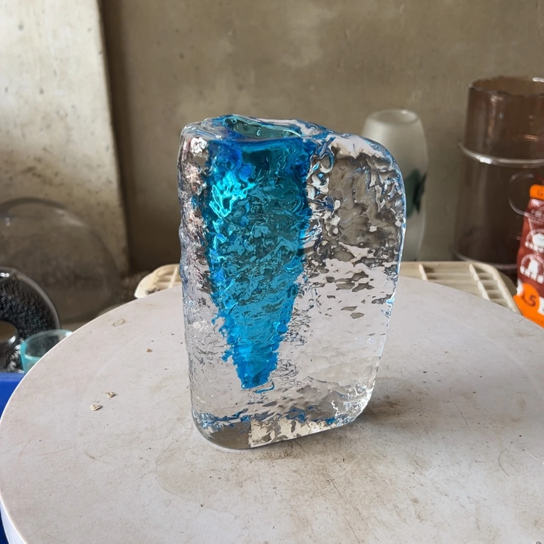 弘扬琉璃花器高度20