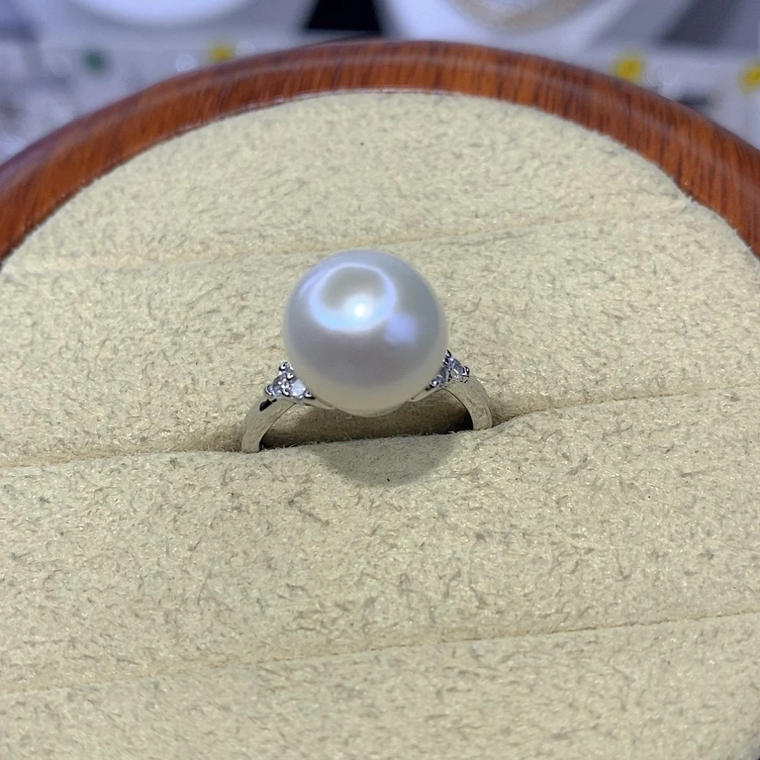 戒指合金淡水珍珠
