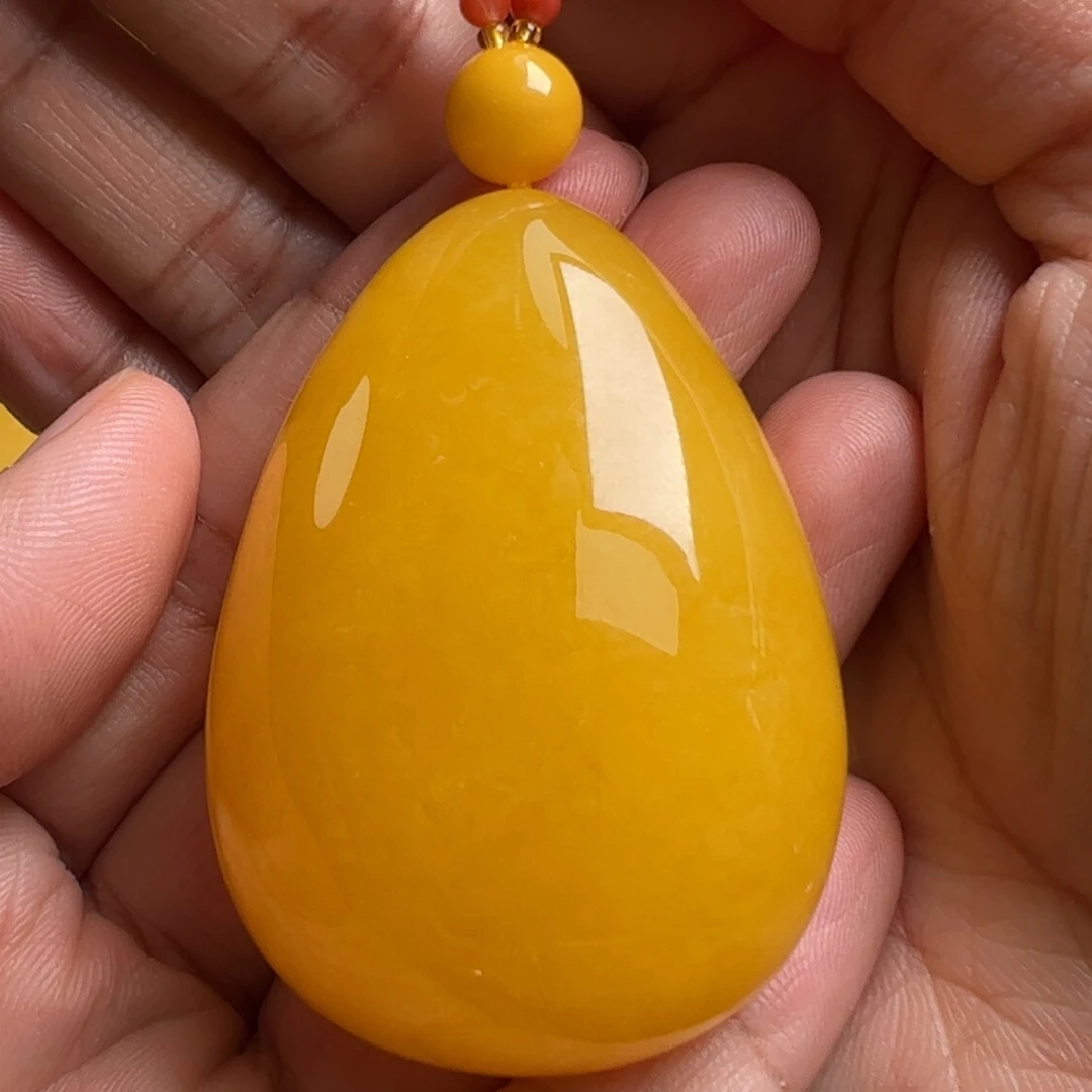 未镶嵌毛衣链蜜蜡无优化