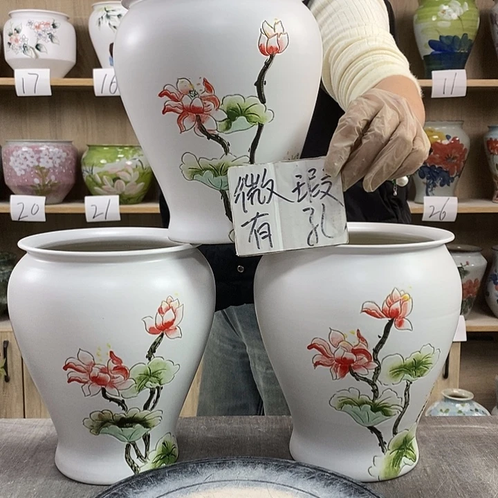 缸꧁***꧂12xc景德镇陶瓷花盆