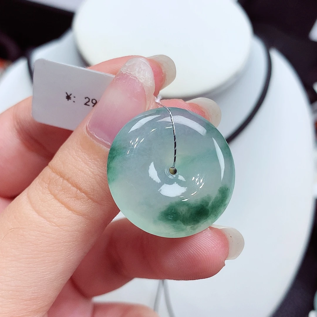 翡翠未镶嵌颈饰翡翠49，25/5.9