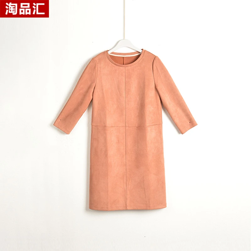 【Y专柜捡漏】深圳高端女装YYB-连衣裙0291-1粉色大一码半